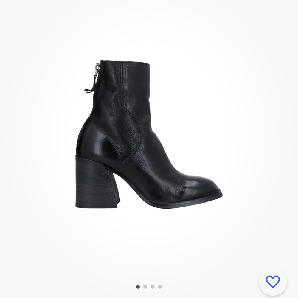 MOMA Italy ankle boot. Black. Leather 11/41